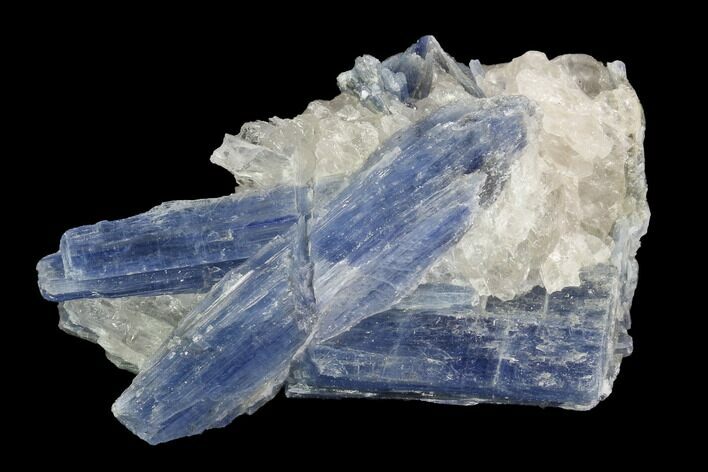 Vibrant Blue Kyanite Crystal Cluster - Brazil #97955